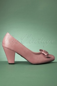 Lulu Hun - 50s Tracey High Heels in Dusty Pink 3