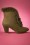 Lulu Hun - Tatiana Faux Fur Boots Années 70 en Vert Olive 3