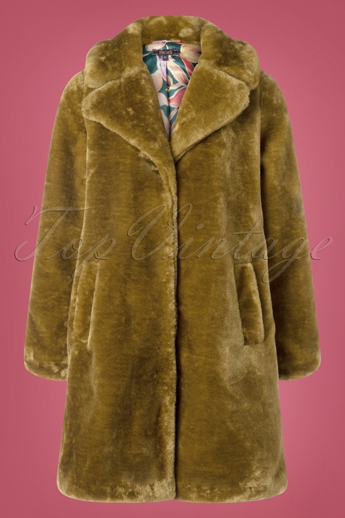 King Louie - 70s Alba Zoot Coat in Amber