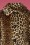 King Louie - Betty Leopard Coat Années 60 en Noir 3