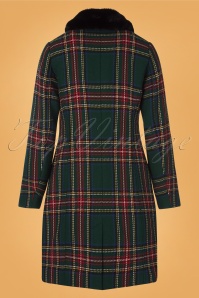 King Louie - 60s Nathalie Highlands Coat in Green 5
