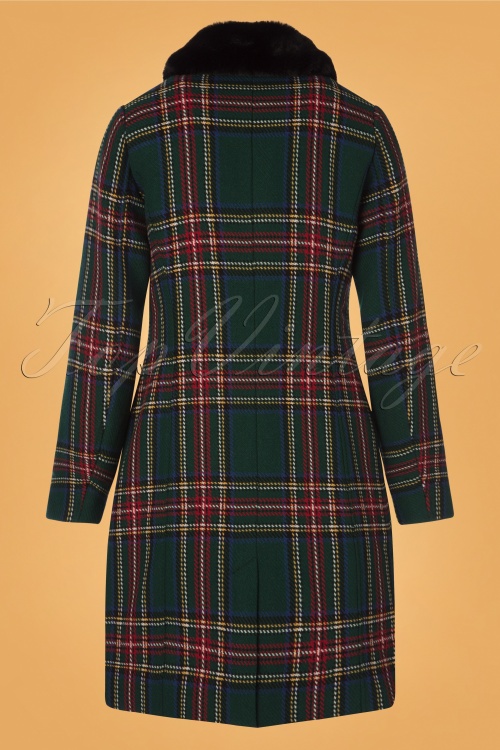 King Louie - 60s Nathalie Highlands Coat in Green 5