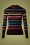 60s Lea Turtle Neck Sweater in Black Multi
