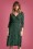 King Louie - Mandy Picallily Wrap Dress Années 60 en Vert Libellule 2