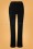 Vixen - 50s Hazel Wide Leg Denim Trousers in Black 2
