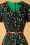 Vixen - Melissa luipaardjurk met riem in groen 3
