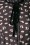 Vixen - Tessa Fox jurk met strikhals in zwart 4