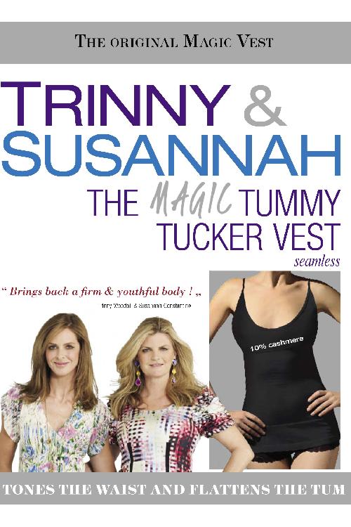  - Het Cashmere Tummy Tucker Vest Zwart shapewear maakt de taille platter 4