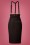 Vixen - 50s Ellen Suspender Pencil Skirt in Black 4