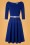 Vintage Chic for Topvintage - Arabella Swing Dress Années 50 en Bleu Roi 2