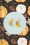 Erstwilder - 60s Crescent Moon Marble Stud Earrings in Yellow 2
