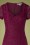 Yumi - 50s Selmie Sweetheart Lace Dress in Burgundy 3