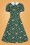 Collectif Clothing - 50s Peta Unicorn Glade Swing Dress in Green 2