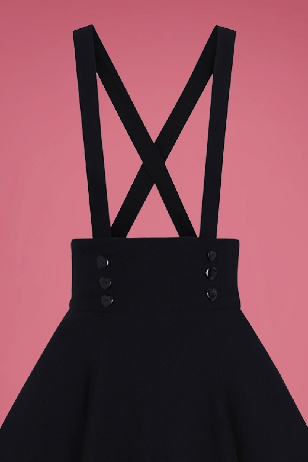 50s Ronnie Swing Skirt in Black