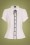 Collectif Clothing - 40s Bryonny Blouse in Ivory 2