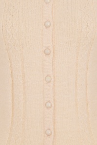 Collectif Clothing - 40s Cara Cardigan in Cream 4