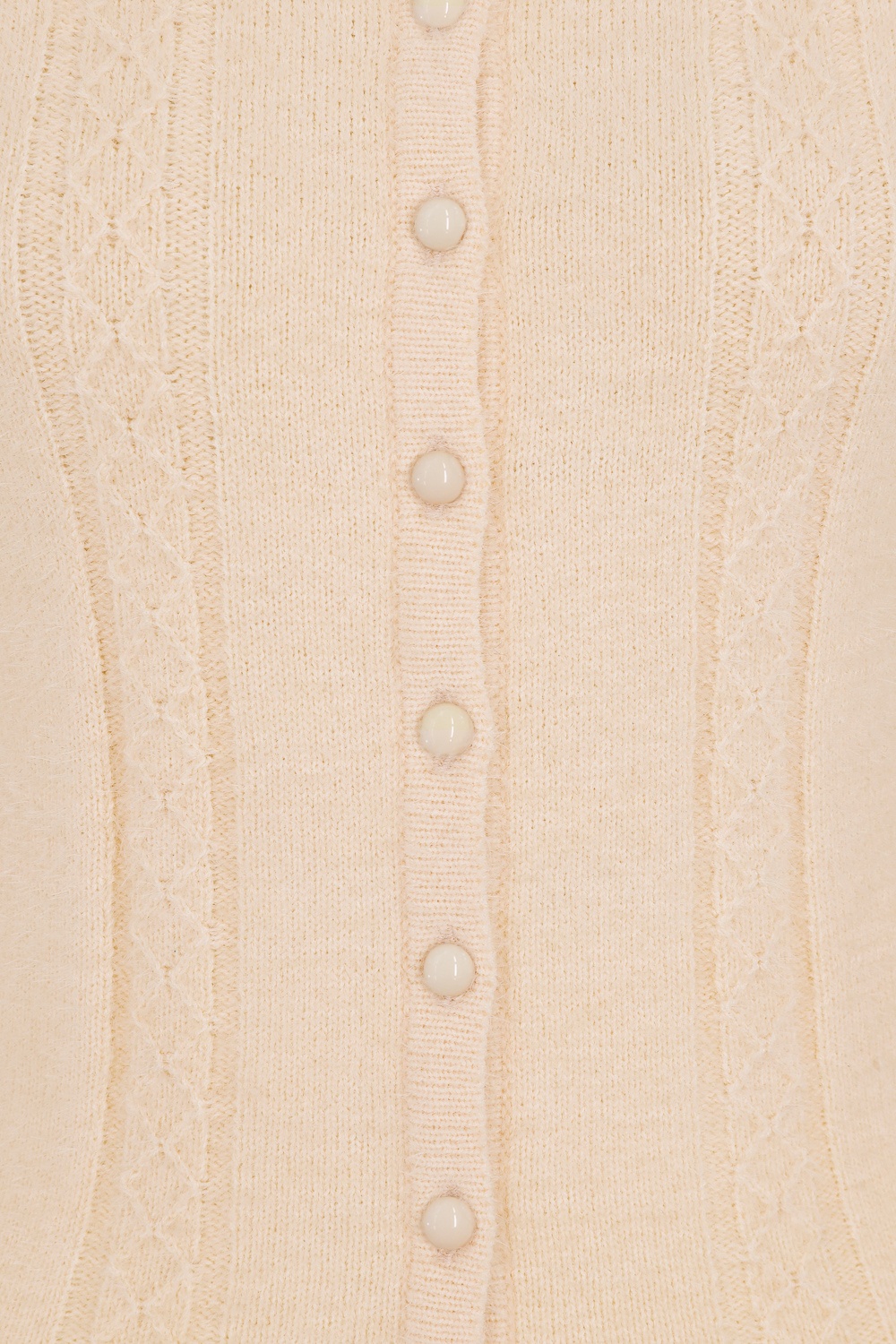 Collectif Clothing - Cara vest in crème 4