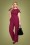 Collectif Clothing - Joelyn jumpsuit in wijnrood