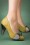 Banned Retro - 60s Touch Of Grace Pumps in Mustard 