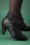 Banned Retro - 50s Vintage Wings Shoe Booties in Black