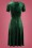Very Cherry - Hollywood Circle-jurk van smaragdgroen fluweel 5