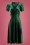 Very Cherry - Hollywood Circle-jurk van smaragdgroen fluweel 2