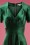 Very Cherry - Hollywood Circle Kleid aus smaragdgrünem Samt 3