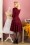 Very Cherry - Ballerina Dress Années 50 en Rubis 2