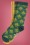 King Louie - Dynasty Socks Années 60 en Vert Sapin