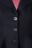 Unique Vintage - Micheline Pitt X Einzigartige Vintage Rachael Anzugjacke in Navy Tweed 3