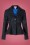 Unique Vintage - 50s Micheline Pitt X Unique Vintage Rachael Suit Jacket in Navy Tweed