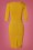 Very Cherry - 60s Spy Wiggle Dress in Mustard 4