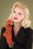 Powder - Betty Pom Pom Wool Gloves Années 40 en Tangerine 2