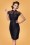 Belsira - Rayne Lace Pencil Dress Années 50 en Noir