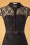Belsira - Rayne Lace Pencil Dress Années 50 en Noir 3