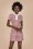 Marmalade-Shop by Magdalena Sokolowska - 60s Harper Check A-Line Dress in Pink 4