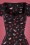 Collectif ♥ Topvintage - 50s Mimi Shoes Love Doll Dress in Black 5