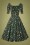 Collectif ♥ Topvintage - 50s Dolores H/S Mushroom Doll Dress in Green 6