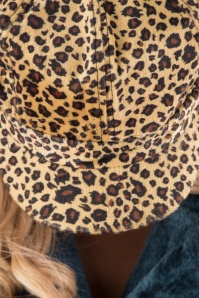 Banned Retro - Olga-Mütze im Leopardenmuster 3