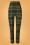 Collectif ♥ Topvintage - Bonnie Fife Check Trousers Années 50 en Vert 5