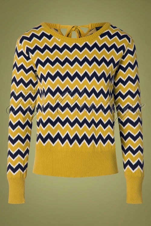 Pretty Vacant - 60s Aretha Jumper in Mustard