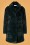 Louche - Wainwright Faux Fur Coat Années 70 en Vert Sapin