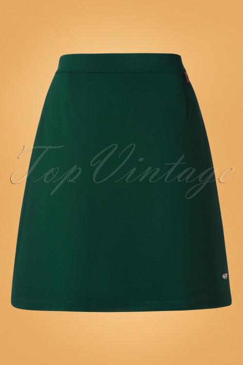 4FunkyFlavours - Alena Belt Skirt Années 60 en Vert 3