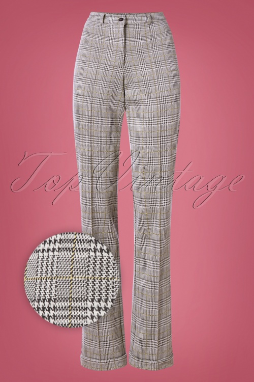 Wow To Go! - 60s Paleis Trousers in Glen Check 2