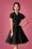 Belsira - Valencia Swing Dress Années 40 en Noir