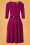 Vintage Chic for Topvintage - 50s Juliana Swing Dress in Amaranth 2