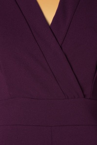 Vintage Chic for Topvintage - Caddy Jumpsuit in Aubergine 4