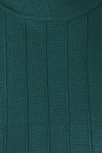 Md'M - Alvena Sweater Années 60 en Vert Pétrole 4