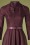 Timeless - 50s Helena Tartan Swing Dress in Burgundy 3