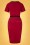 Glamour Bunny - 50s Jessica Pencil Dress in Red 8